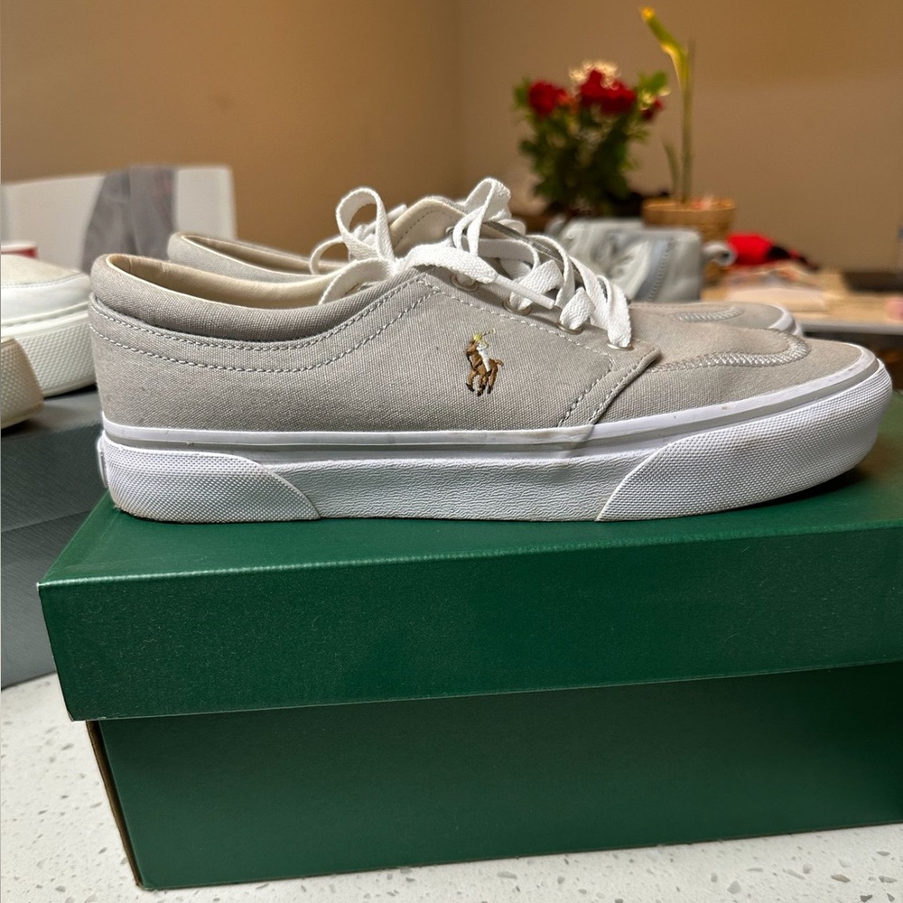 Polo by Ralph Lauren Men's Beige Sneakers